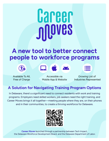 Career Moves Flyer with QR Code